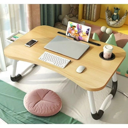 Koala Home Multi-purpose Foldable Laptop Table Lazy Table Bed Table with Tablet Holder for Work