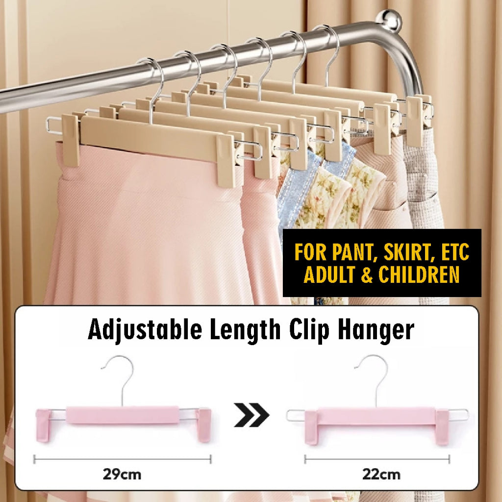Koala Home Pant and Cloth Anti Slip Hanger/ Anti Slip Hanger/ Hanger with clips