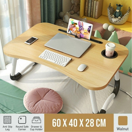 Koala Home Multi-purpose Foldable Laptop Table Lazy Table Bed Table with Tablet Holder for Work