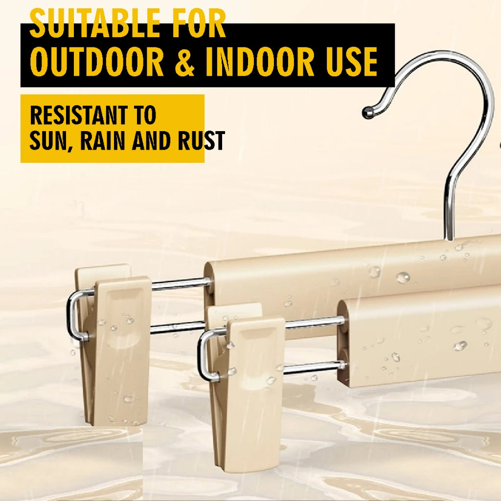 Koala Home Pant and Cloth Anti Slip Hanger/ Anti Slip Hanger/ Hanger with clips