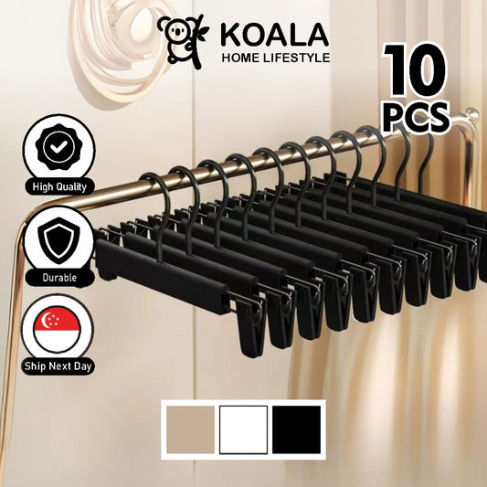 Koala Home Pant and Cloth Anti Slip Hanger/ Anti Slip Hanger/ Hanger with clips