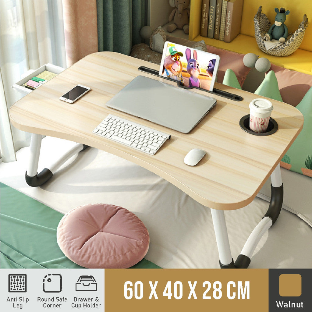 Koala Home Multi-purpose Foldable Laptop Table Lazy Table Bed Table with Tablet Holder for Work