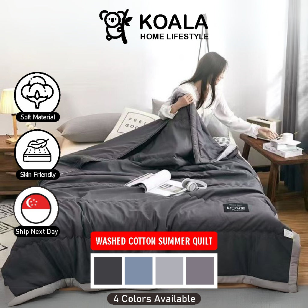 Koala Home Japanese Style Summer Blanket/ Soft Comforter Premium Cotton Blanket