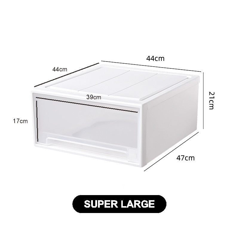 Koala Home Storage Drawers Box Stackable   Storage Chest Drawers Box Transparent Plastic Organizer / Container