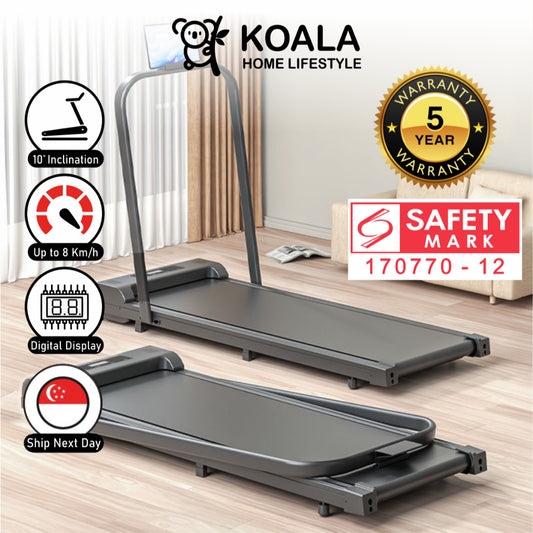 Koala Home NEW Upgraded Treadmill Foldable Smart Treadmill Treadmill Indoor Running Adjustable Slope Treadmill