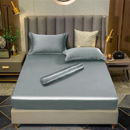 Koala HomeBed sheet Set Satin Silk Fitted/Anti-Wrinkle Smooth For Hotel And Flat Single/Super Single/Queen/King Size