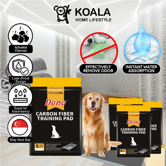 Koala Home Dono Charcoal Pet Pee Pad for dog cat Diaper/ Deodorising Training small animals pee pads High-Absorbent