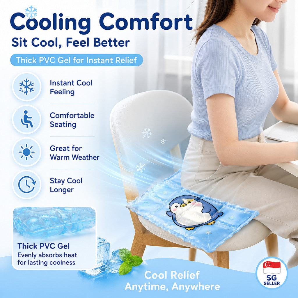 Koala Home Ice Cooling Seat Cushions 40cm 50cm Summer Cool Pad Comfortable Ice Mat Cool Car Seat