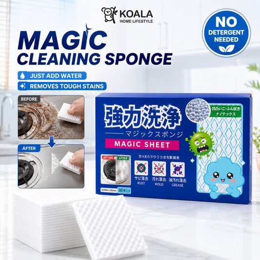 Koala Home Magic Sponge Eraser Nano Cleaning Sponge Kitchen 𝗡𝗘𝗪 2026Japan Popular Purple Magic Sheet Remove🧽